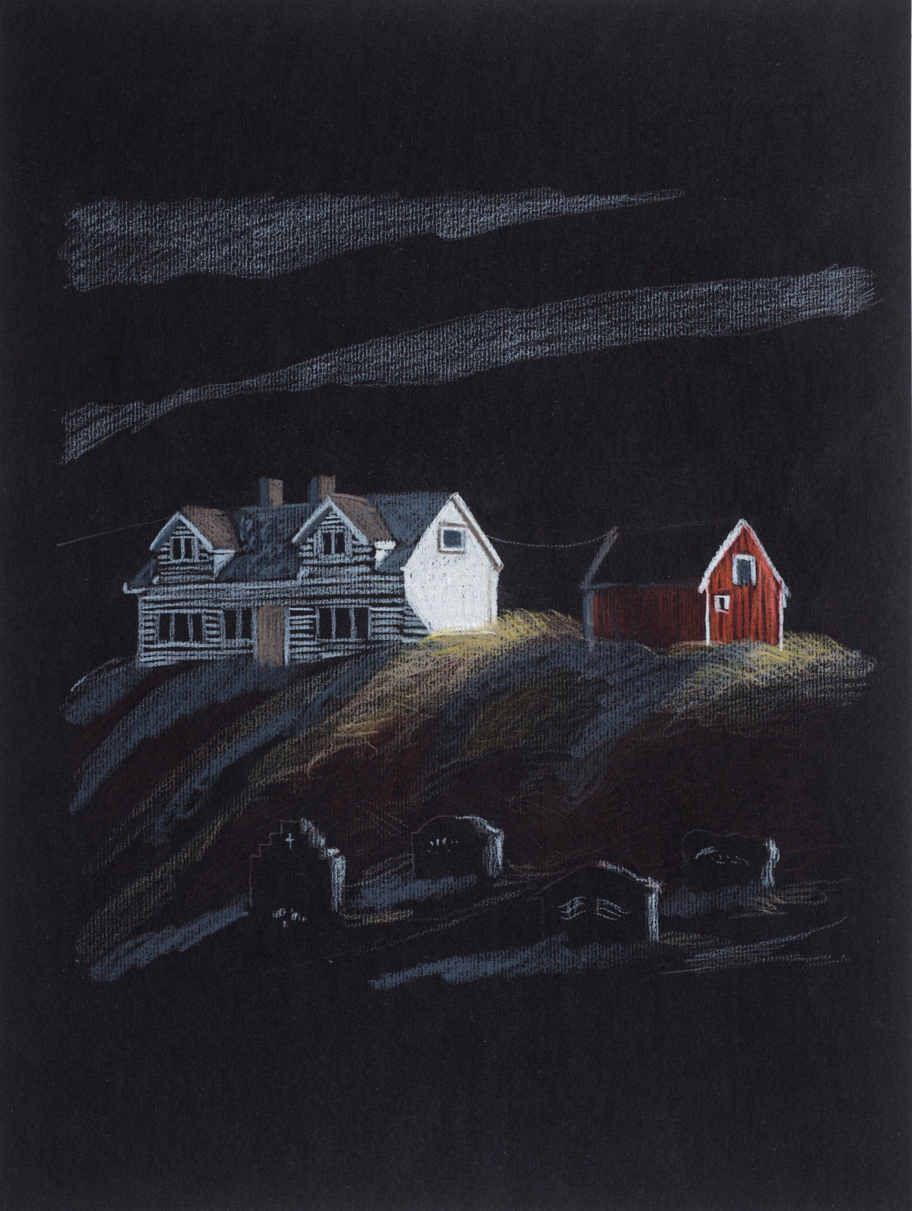 *Gamle Varhaugen* er attgjeven på to ulike papirkvalitetar. Trass i at det glatte papiret inne i boka får fram detaljane i større grad enn framsida si matte kvalitet, er uttrykket på bokpermen meir appellerande.