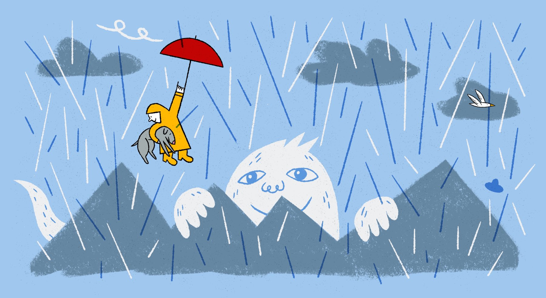 Regnværsdagen (2022) av Max Estes, publisert av Ena Forlag.