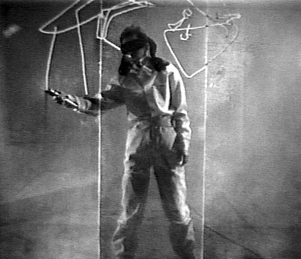 Videostillbilder fra *My Car* av Bente Stokke, 1985.