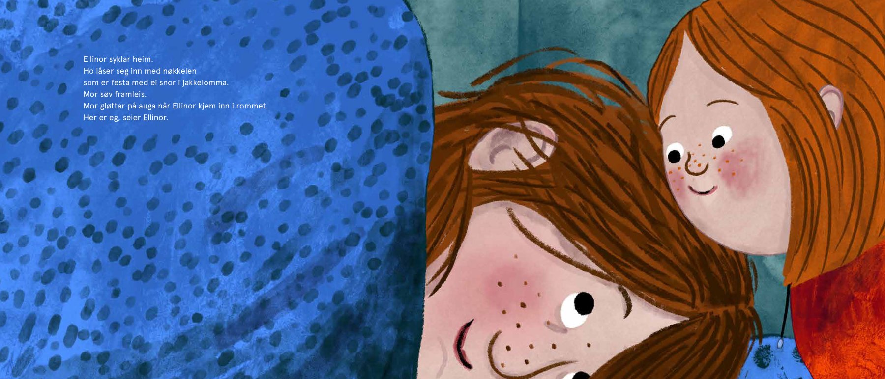 *Berre mor og Ellinor* (2022) illustrert av Sunniva Sunde Krogseth, med tekst av Ingrid Z. Aanestad. Publisert av Gyldendal.