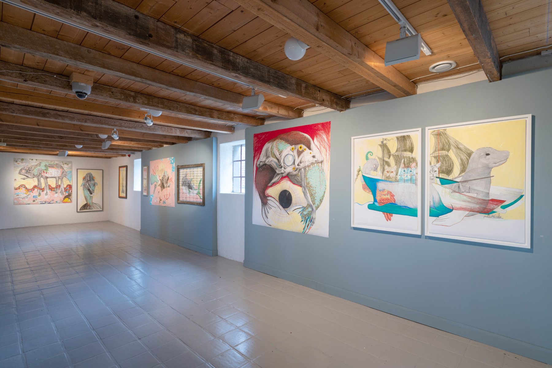 *Kunne ikkje forstå deg flytande …* av Brynhild Grødeland Winther. Installasjonsfoto av Oddbjørn Erland Aarstad.