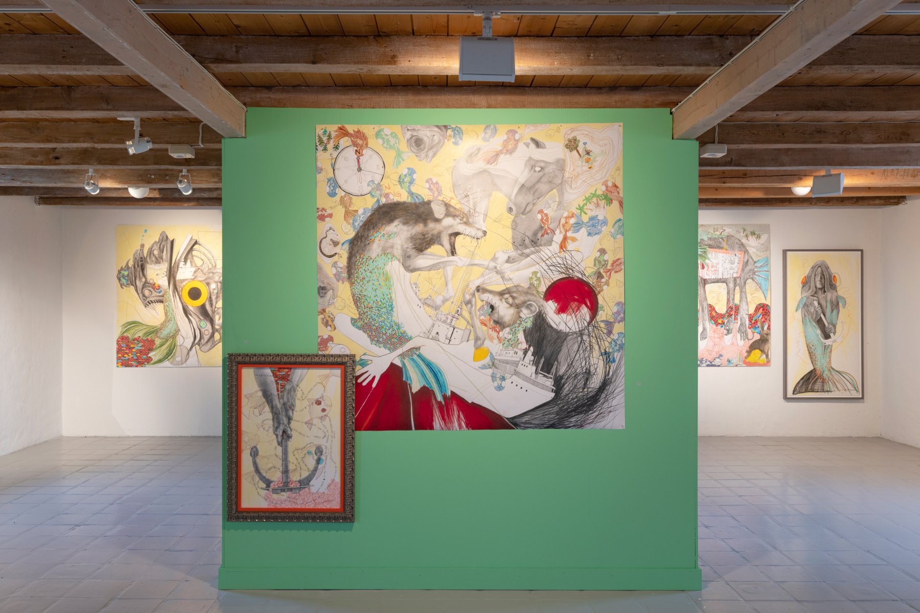 *Kunne ikkje forstå deg flytande …* av Brynhild Grødeland Winther. Installasjonsfoto av Oddbjørn Erland Aarstad.