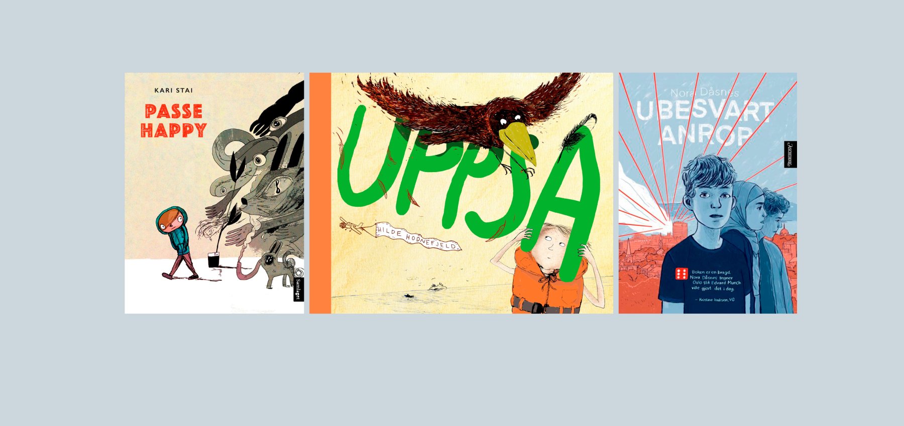 Kulturdepartementets sine prisar for barne- og ungdomslitteratur: Illustrasjon, bildebok og teikneserie.