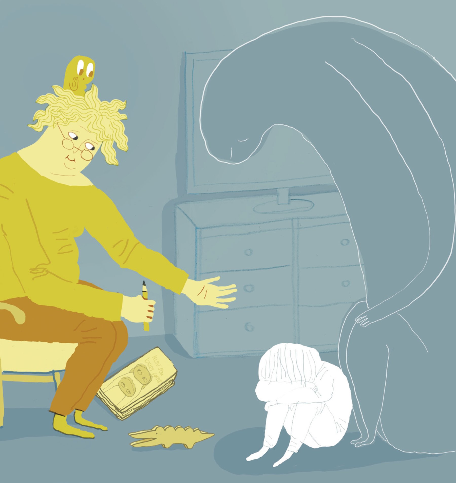 *Dagen* (2021), illustrert av Kaia Linnea Dahle Nyhus  og skrevet av Gro Dahle, publisert av Cappelen Damm.