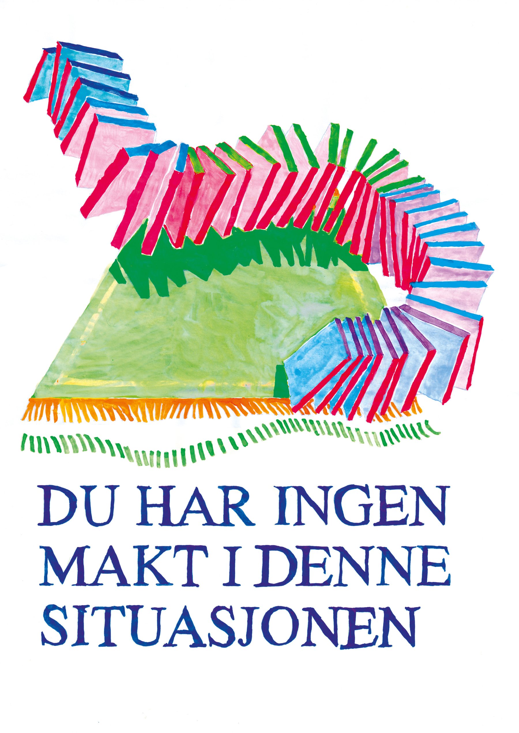 Side 19 fra *Du har ingen makt i denne situasjonen* (2023) av Herman Breda Enkerud, publisert av Foot Books